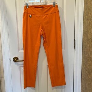 Raffinalla Orange Fitted Slacks